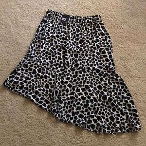 Inc Classic Giraffe print skirt